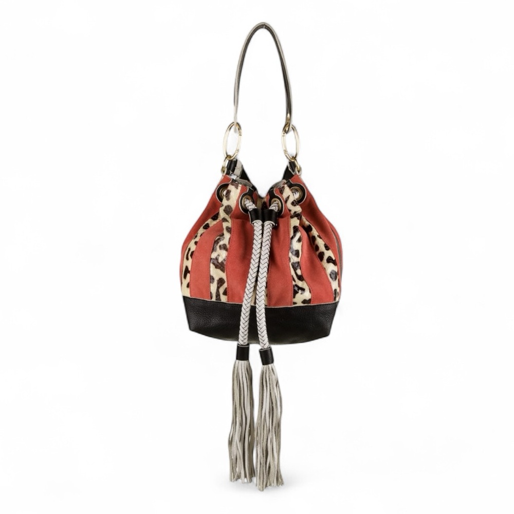 DVF Diane Von Furstenberg Penny Bucket Bag shoulder and Crossbody Straps